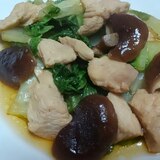 しいたけと白菜と鶏肉のうま煮＊